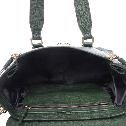 3.1 Phillip Lim 3.1 Textured Calfskin Medium Pashli Satchel Jade 5 of 9