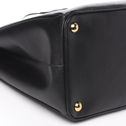 Prada Saffiano Large Galleria Double Zip Tote Black 8 of 15