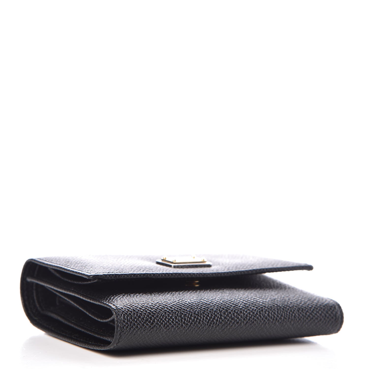 Dolce & Gabbana Dauphine French Flap Wallet Black 4 of 6