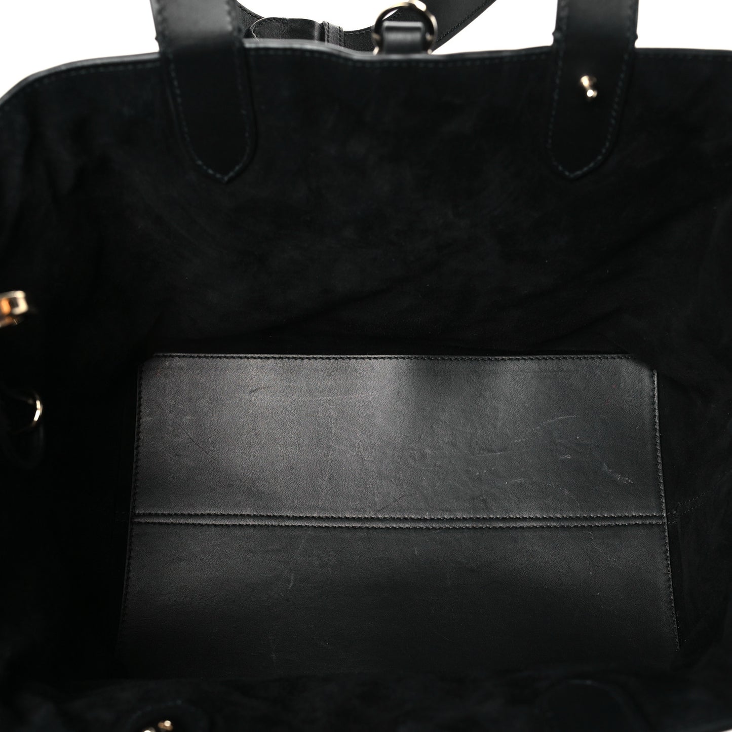 Calfskin Macrocannage Medium Toujours Black