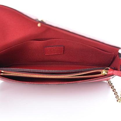 Louis Vuitton Empreinte Pochette Felicie Chain Wallet Cherry 5 of 13