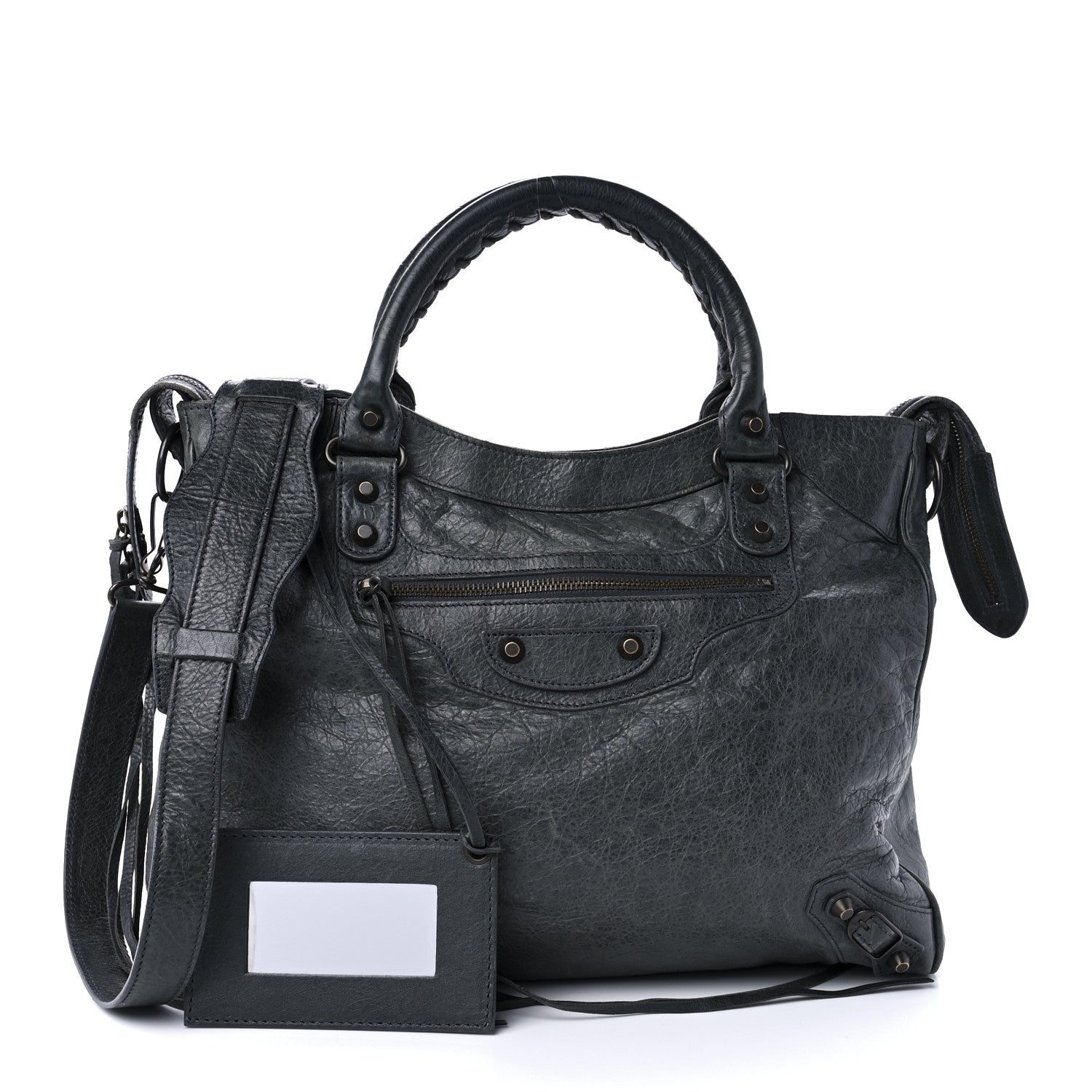 Balenciaga Agneau Classic Hardware Velo Anthracite 1 of 10