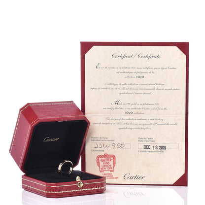 Cartier 18K Yellow Gold 3.5mm LOVE Wedding Band Ring 52 6 6 of 6