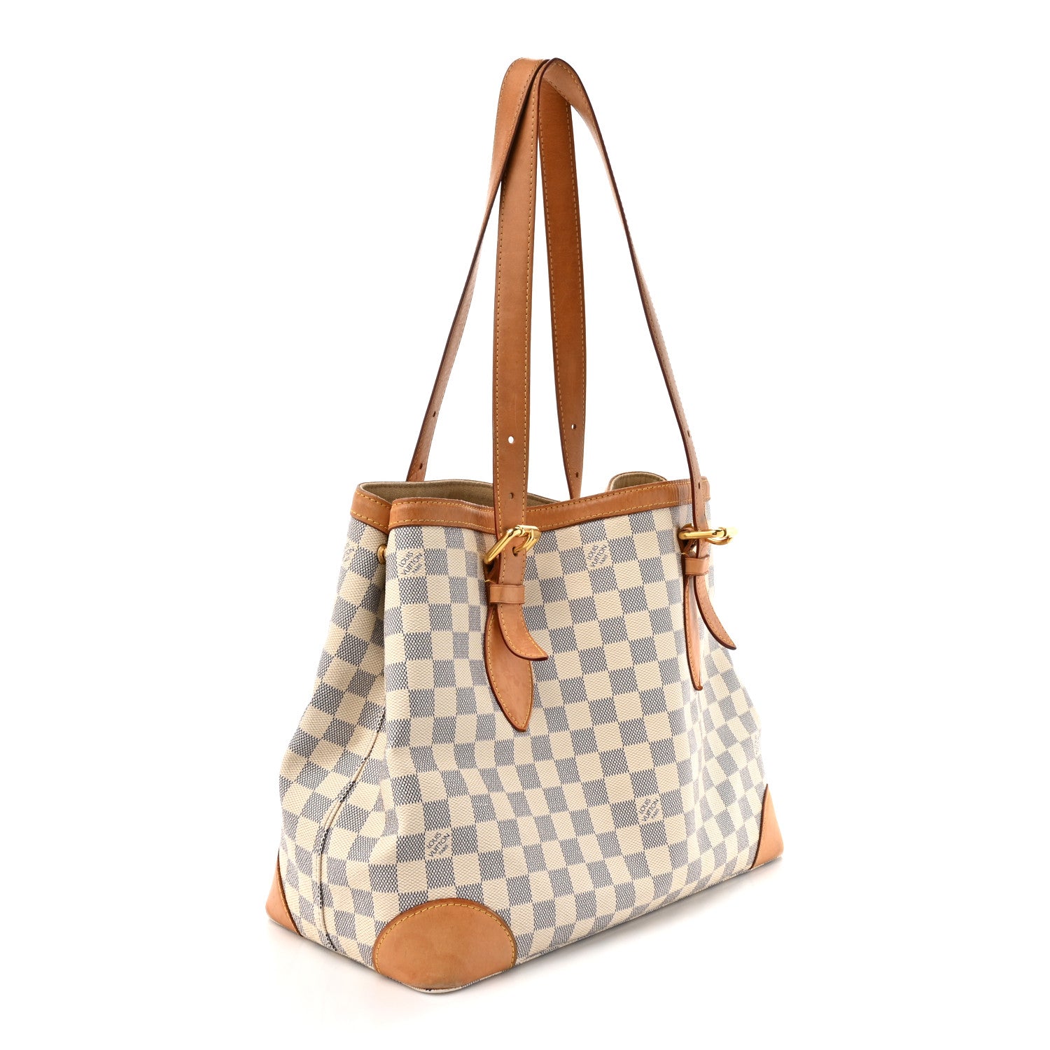Louis Vuitton Damier Azur Hampstead MM 3 of 15