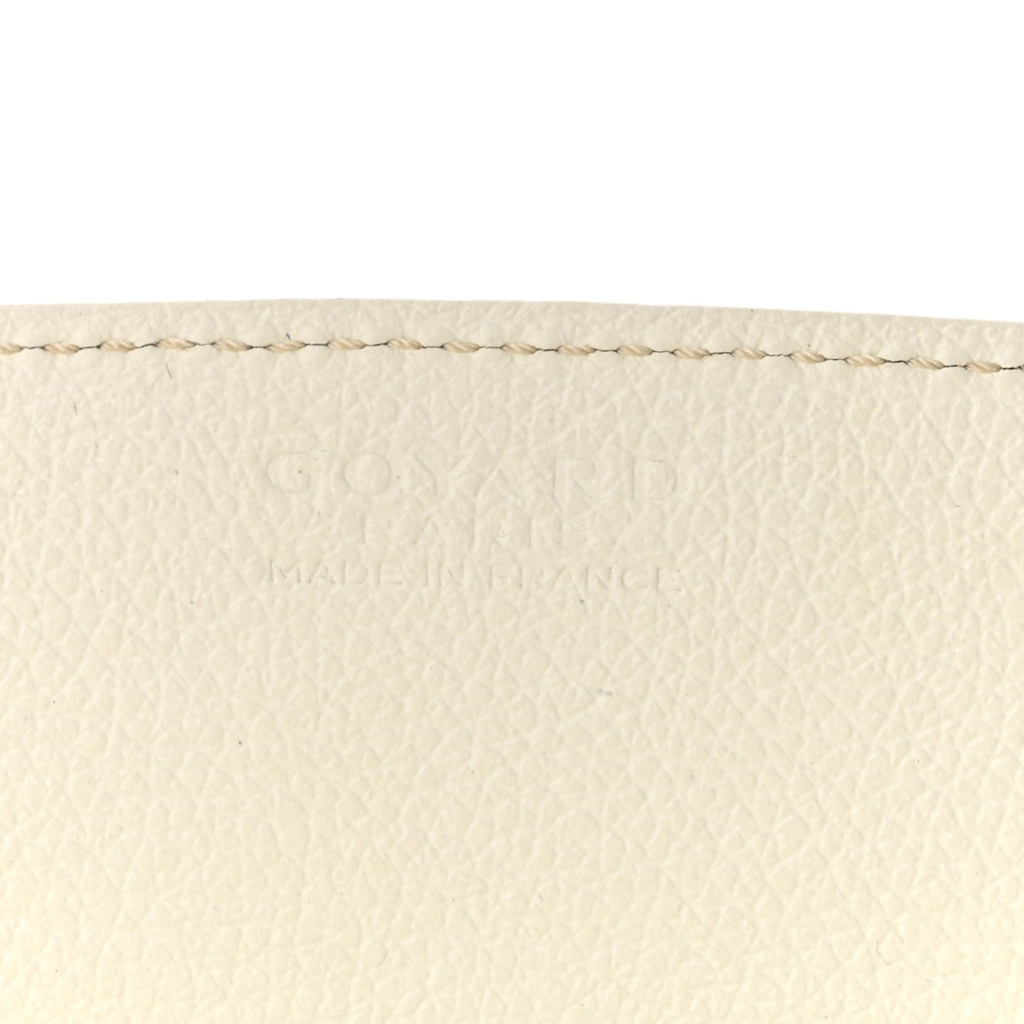 Goyardine Mini Rouette Structure White