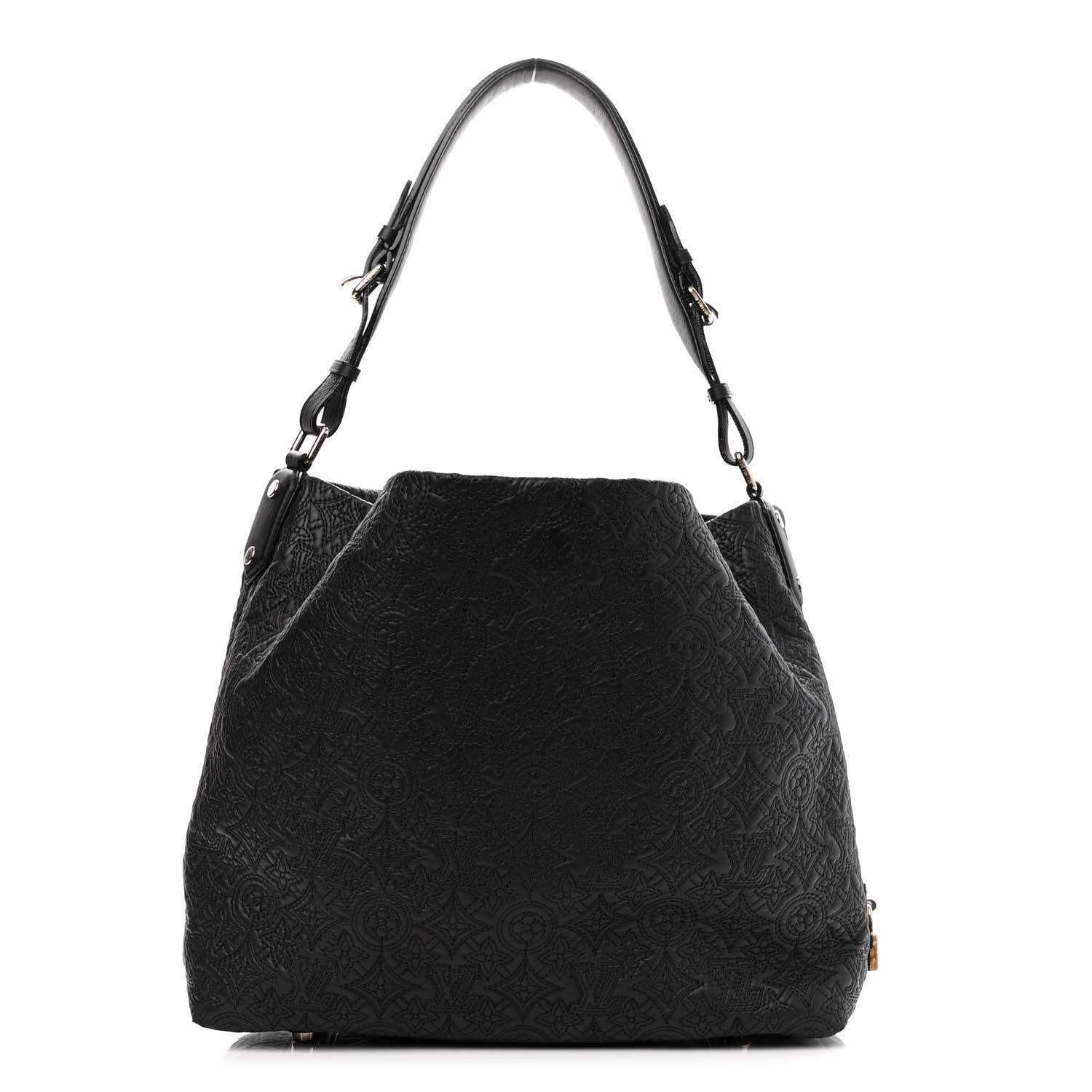 Louis Vuitton Monogram Lambskin Antheia Hobo PM Black 1 of 11