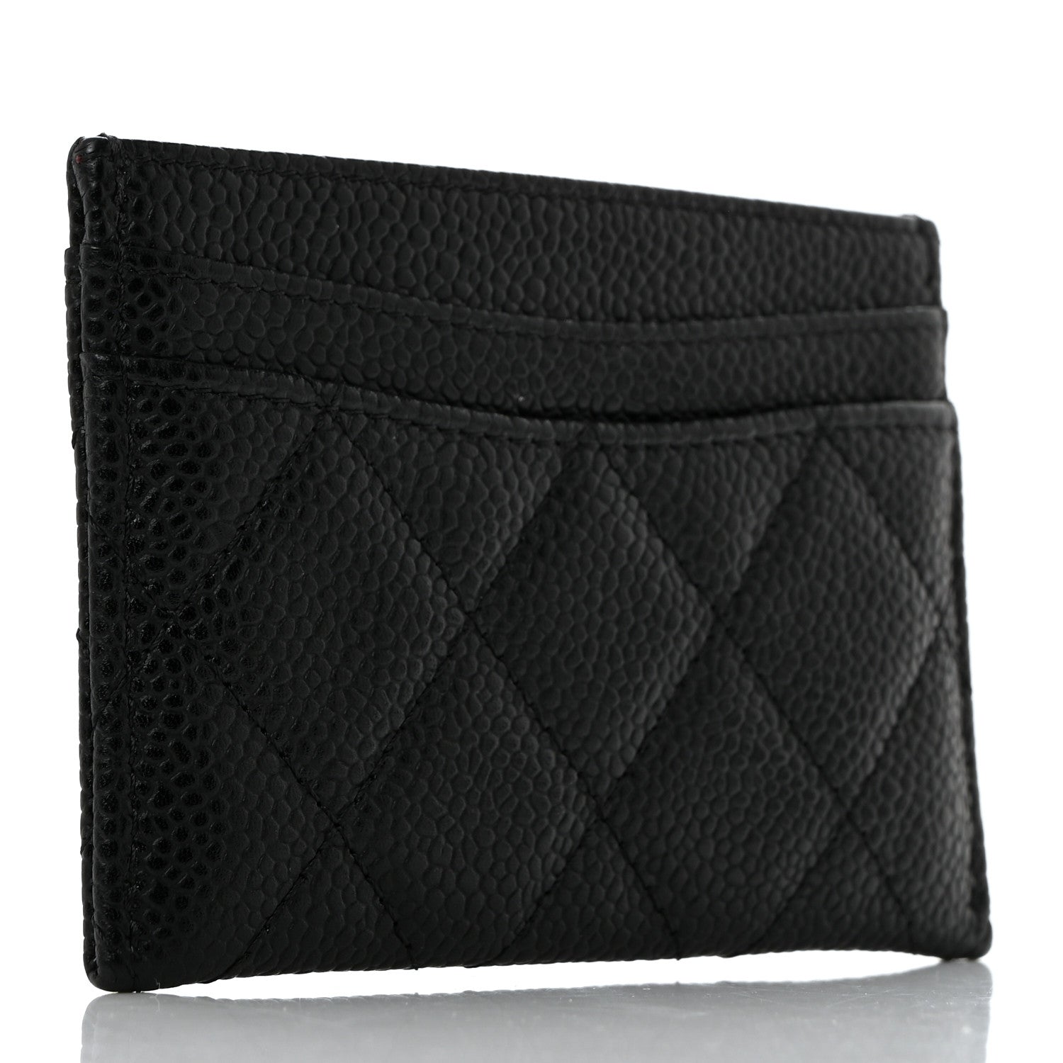 Chanel Caviar Quilted Card Holder Black 3 of 8