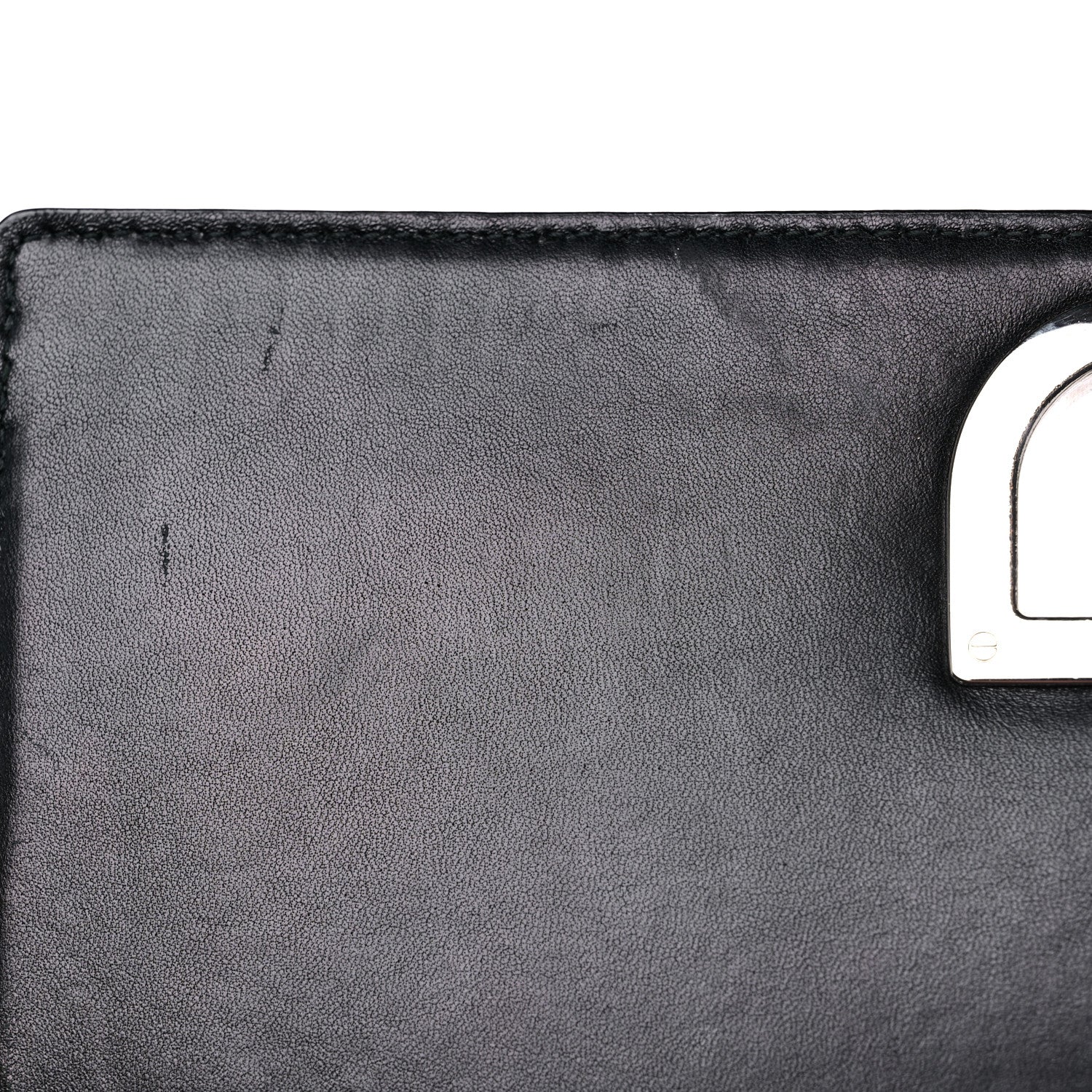 Christian Dior Tweed Embellished Diorama Flap Bag Black White 16 of 23
