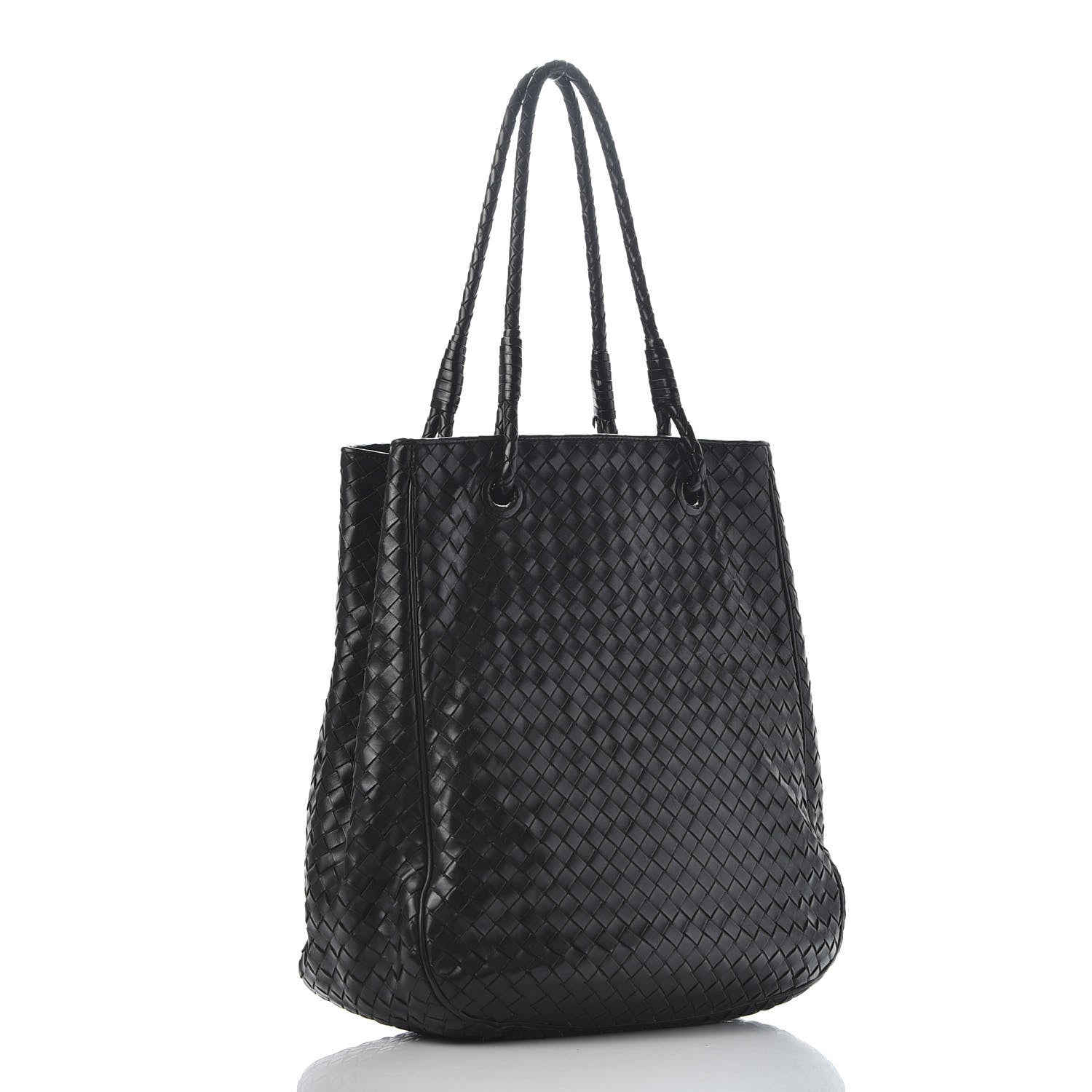 Bottega Veneta Nappa Intrecciato Tote Black 2 of 9
