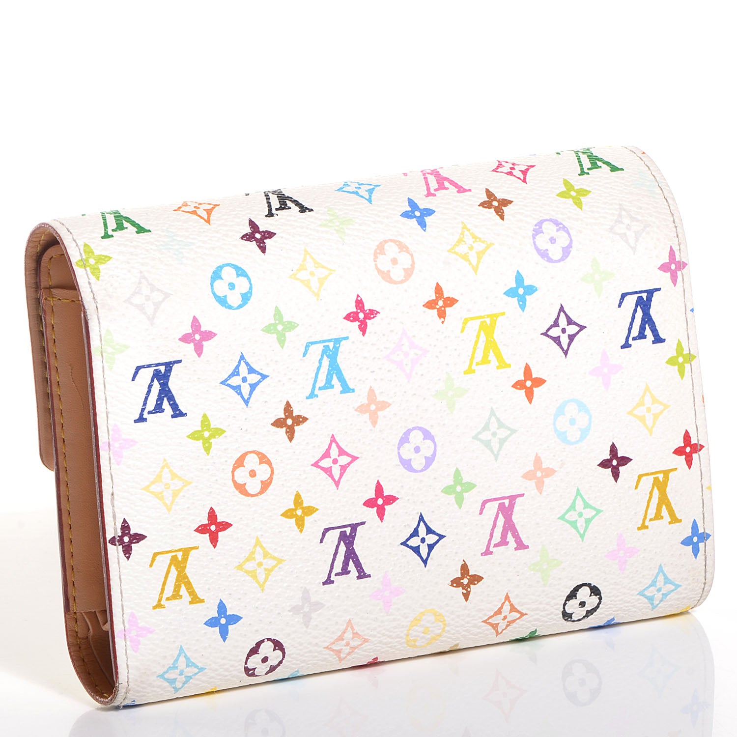 Louis Vuitton Monogram Multicolor Alexandra Wallet White 3 of 7