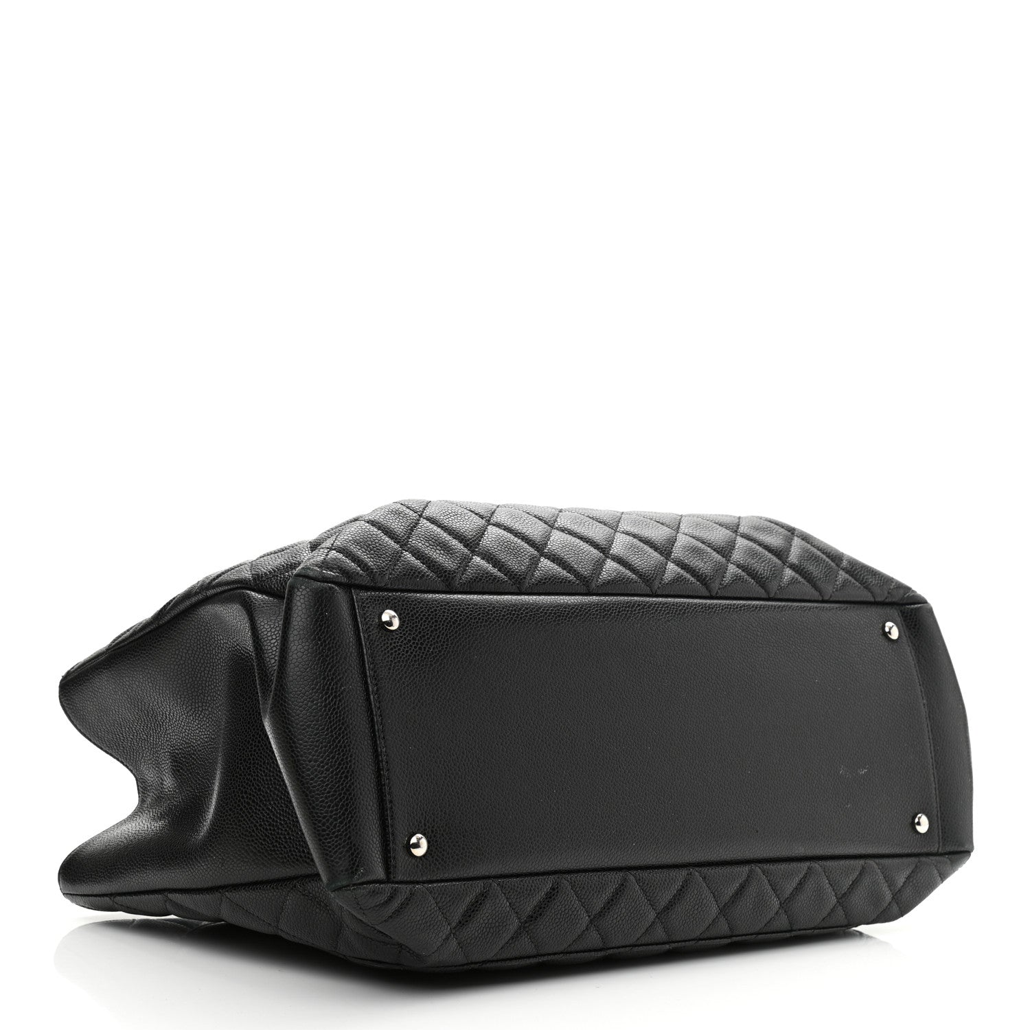 Chanel Caviar Quilted XL Grand Shopping Tote GST Black 3 of 11