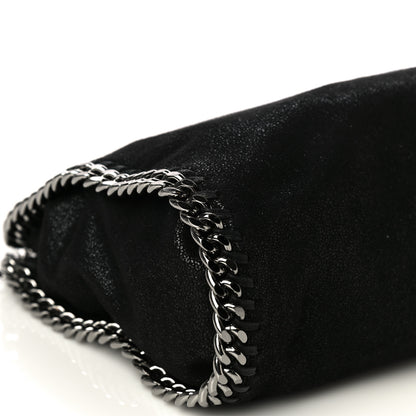 Stella McCartney Shaggy Deer Mini Falabella Fold Over Tote Black 8 of 9