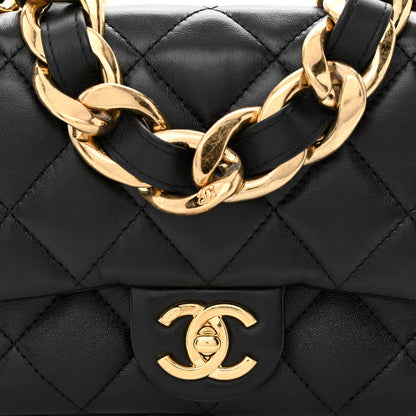 Chanel Lambskin Quilted Small Funky Town Flap Black 8 of 11
