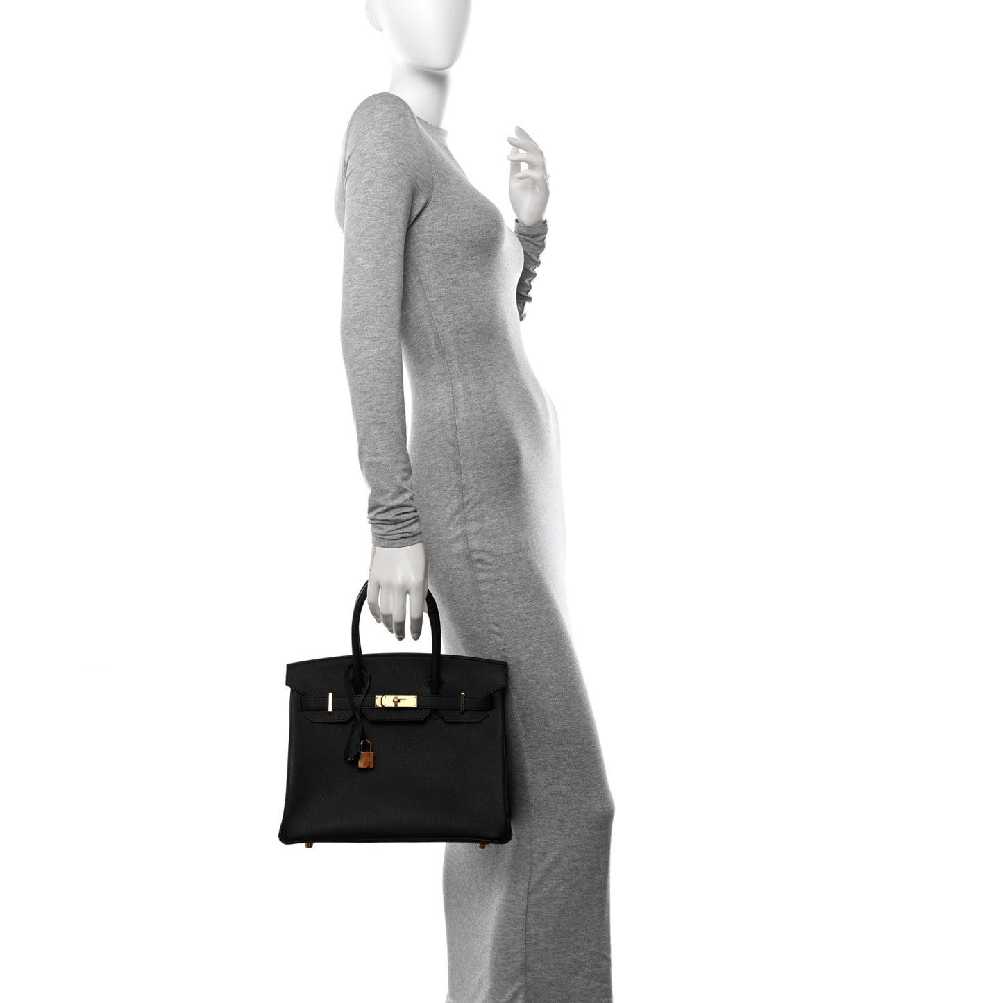 Epsom Birkin 30 Black