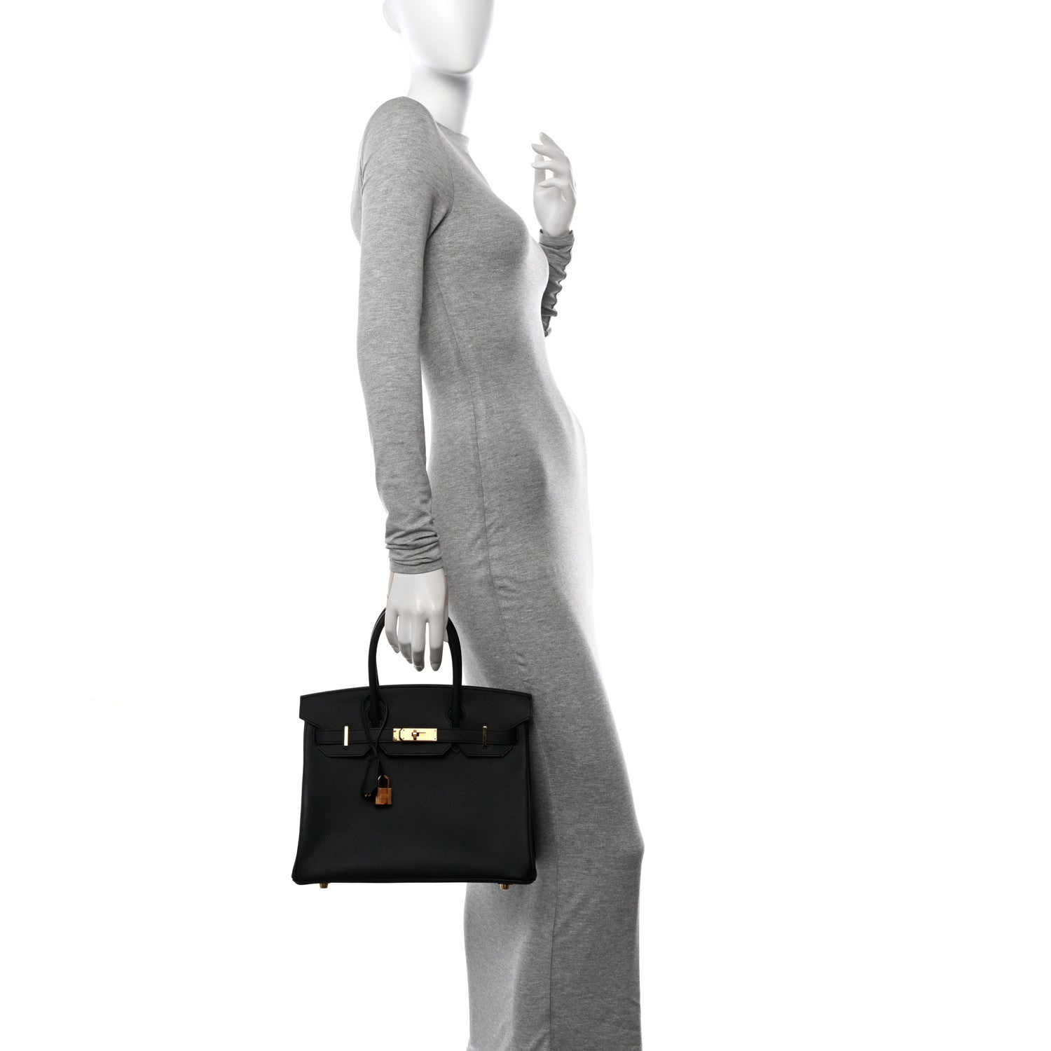 Hermes Epsom Birkin 30 Black 2 of 11
