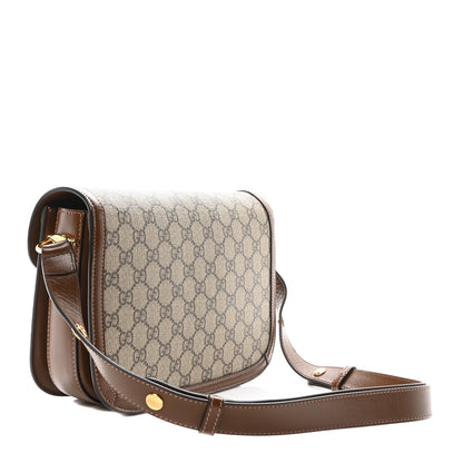 Gucci GG Supreme Monogram Horsebit 1955 Shoulder Bag Beige Brown Sugar 3 of 10
