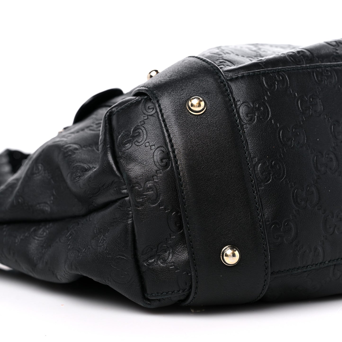 Guccissima Medium Pelham Shoulder Bag Black