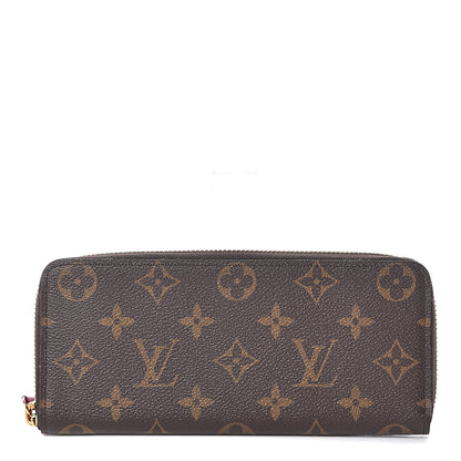Louis Vuitton Monogram Clemence Wallet Fuchsia 1 of 7