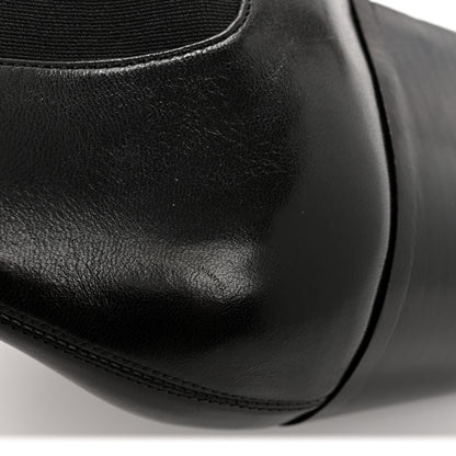 Saint Laurent Incrociato Muriel Vassili 60 Ankle Zip Boots 36 Black 10 of 11