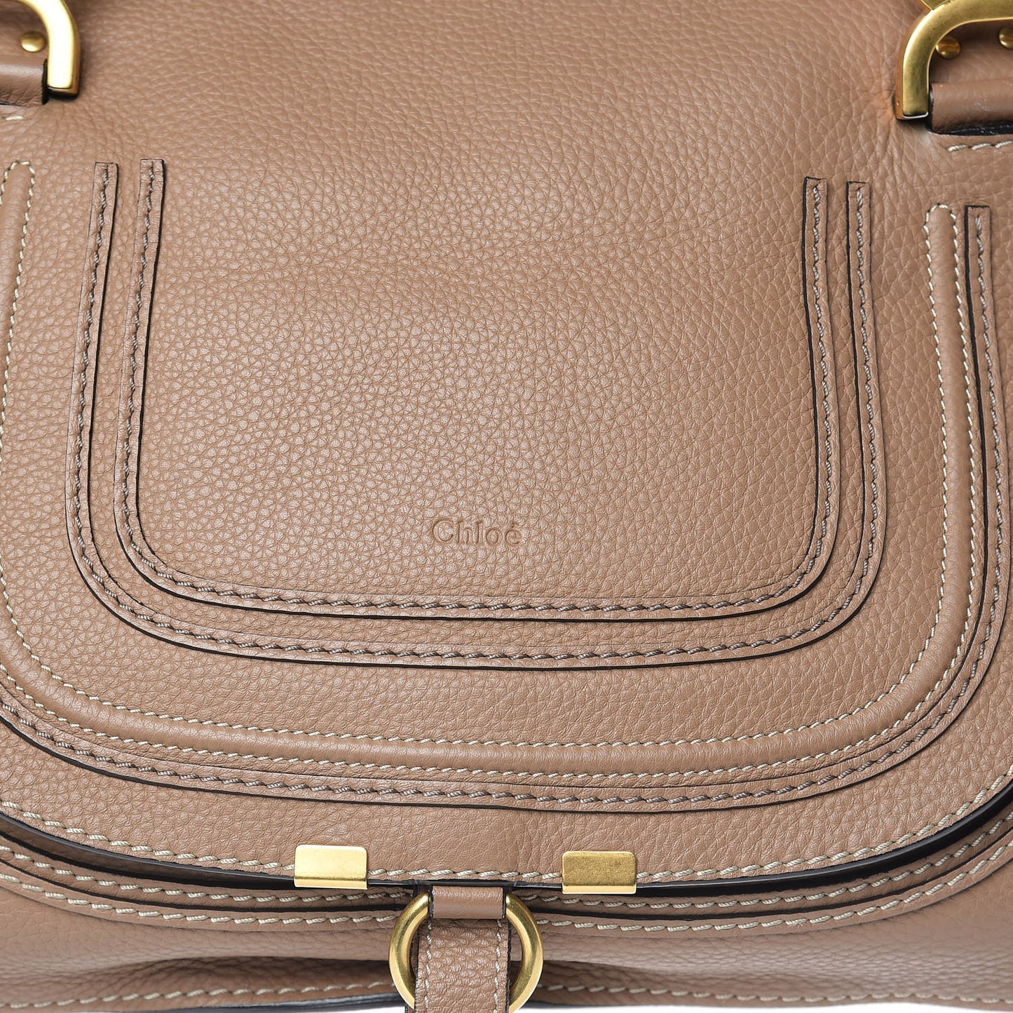 Calfskin Medium Marcie Satchel Nut