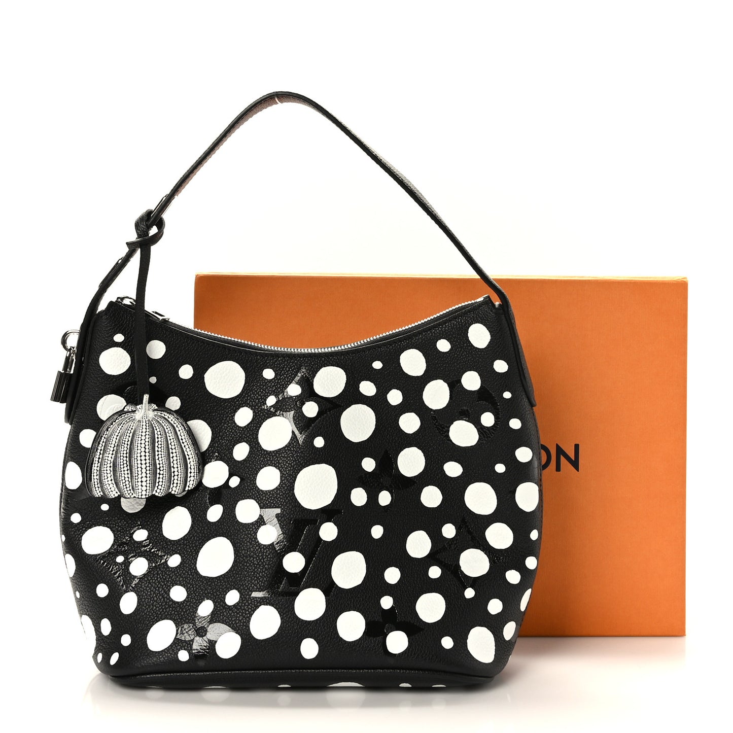 LV X YK Empreinte Marshmallow Hobo PM Black White