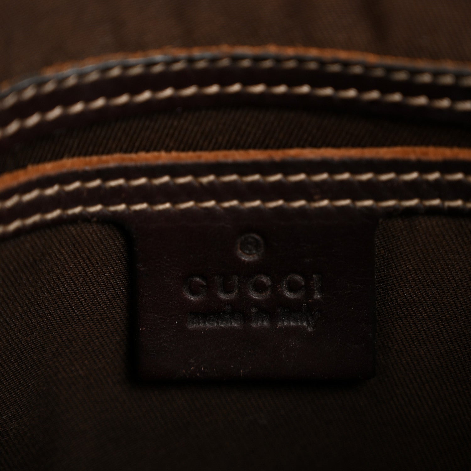 Gucci GG Supreme Monogram Small Flat Messenger Bag Dark Brown 6 of 13
