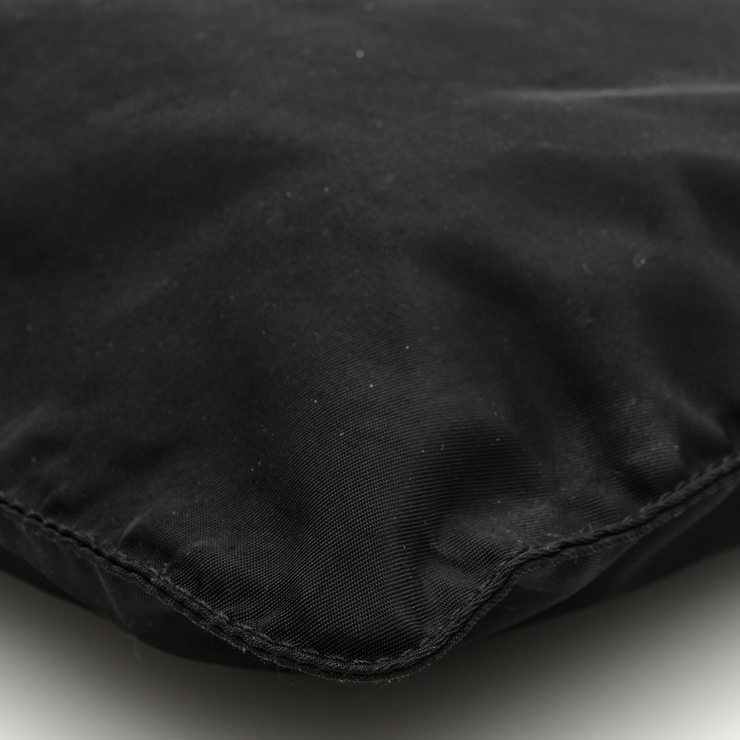 Prada Tessuto Nylon Saffiano Flat Messenger Bag Black 9 of 9