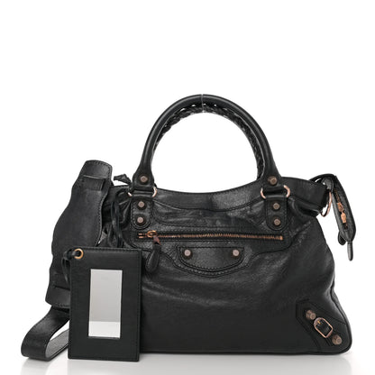 Balenciaga Agneau Giant 12 Rose Gold Hardware Town Black 3 of 11