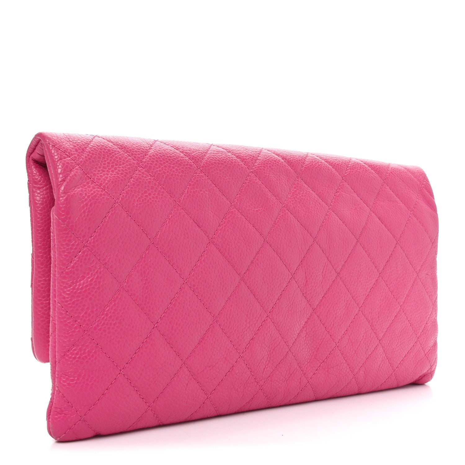 Chanel Caviar Quilted CC Beauty Clutch Pink 3 of 9
