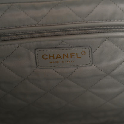 Chanel Shiny Calfskin Quilted Small Chanel 22 Light Blue 7 of 11