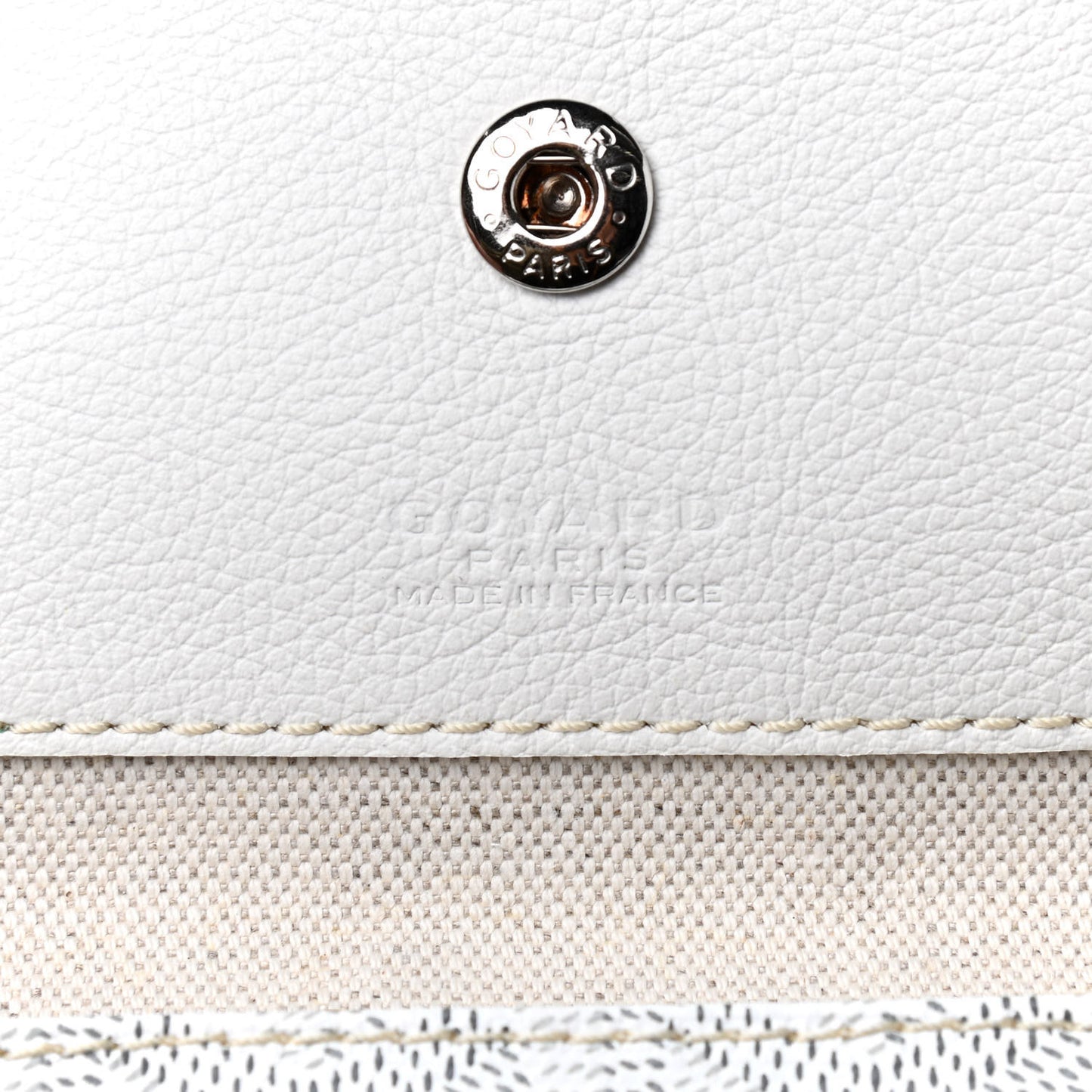 Goyardine Saint Louis PM White