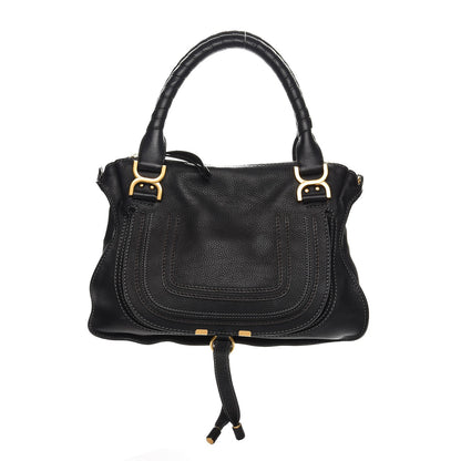 Chloe Calfskin Medium Marcie Satchel Black 1 of 11