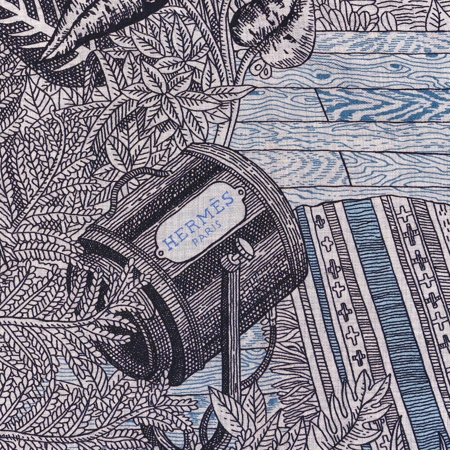 Silk Act III Scene I La Clairiere 140 Gris Chine Ciel Anthracite