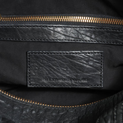 Alexander Wang Pebbled Lambskin Rocco Black Antique Brass Hardware 6 of 6