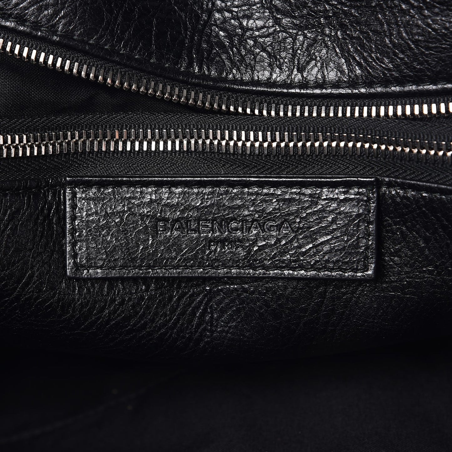 Agneau Medium Bazar Shopper Tote Black