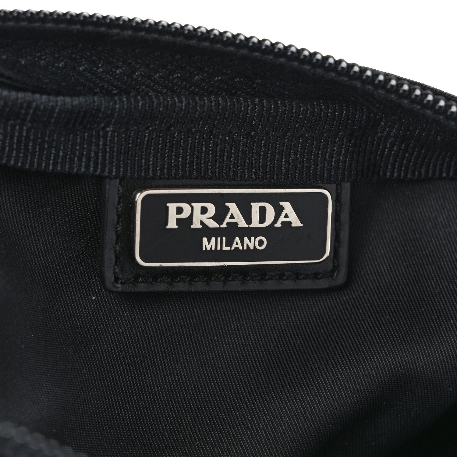 Prada Nylon Tessuto Cosmetic Pouch Black 6 of 8