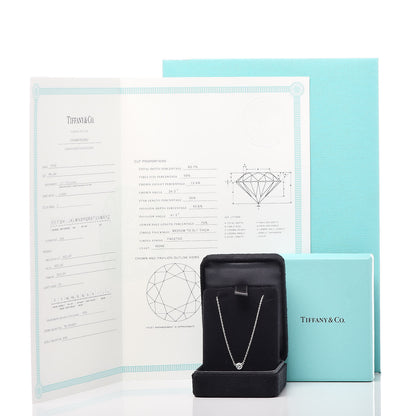 Tiffany Platinum Diamond .19ct Elsa Peretti Diamonds by the Yard Pendant Necklace 9 of 9