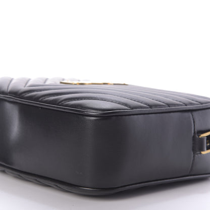 Saint Laurent Calfskin Matelasse Monogram Lou Camera Bag Black 7 of 9