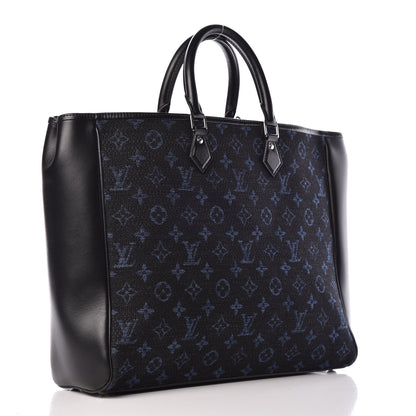 Louis Vuitton Jacquard Monogram Grand Sac Cobalt 4 of 10