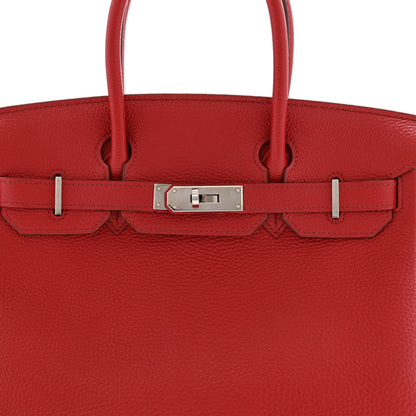 Hermes Togo BIRKIN 30 Rouge Garance 8 of 10