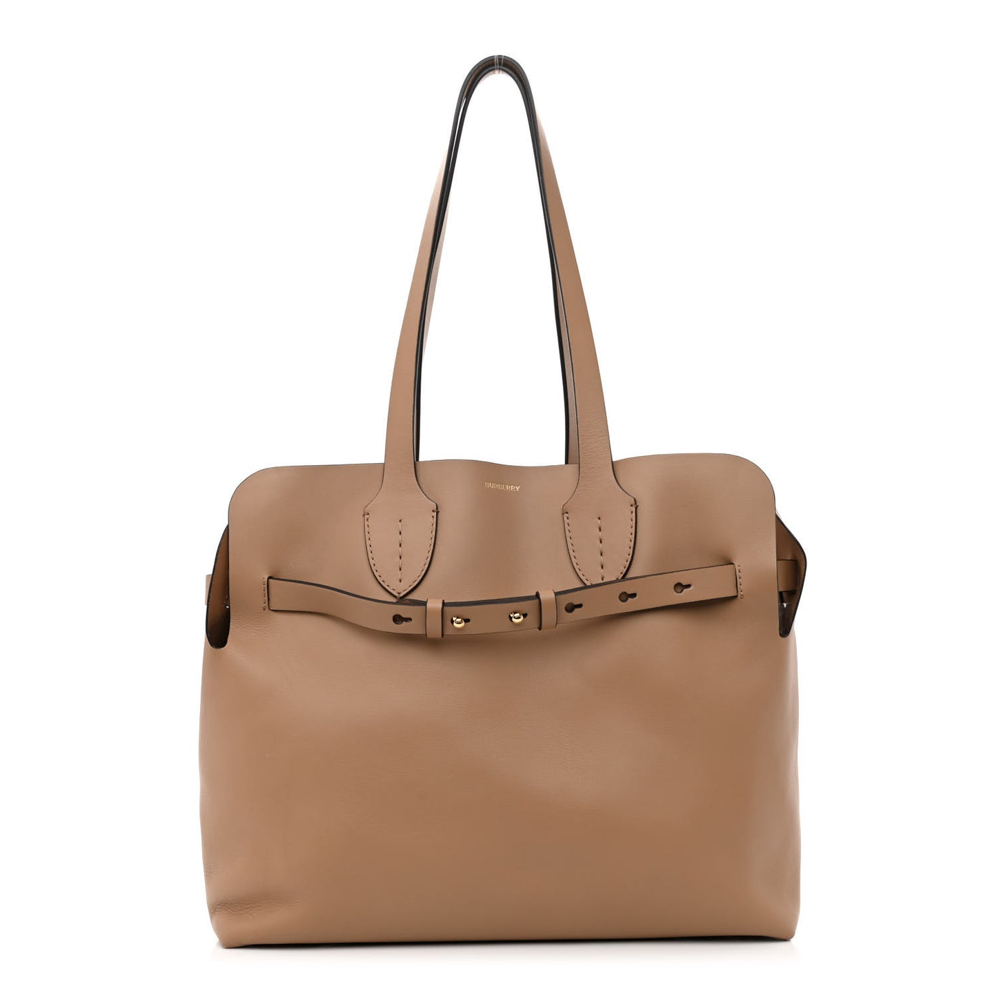Soft Smooth Calfskin Medium Tote Camel