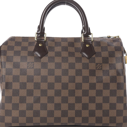 Louis Vuitton Damier Ebene Speedy 30 6 of 9