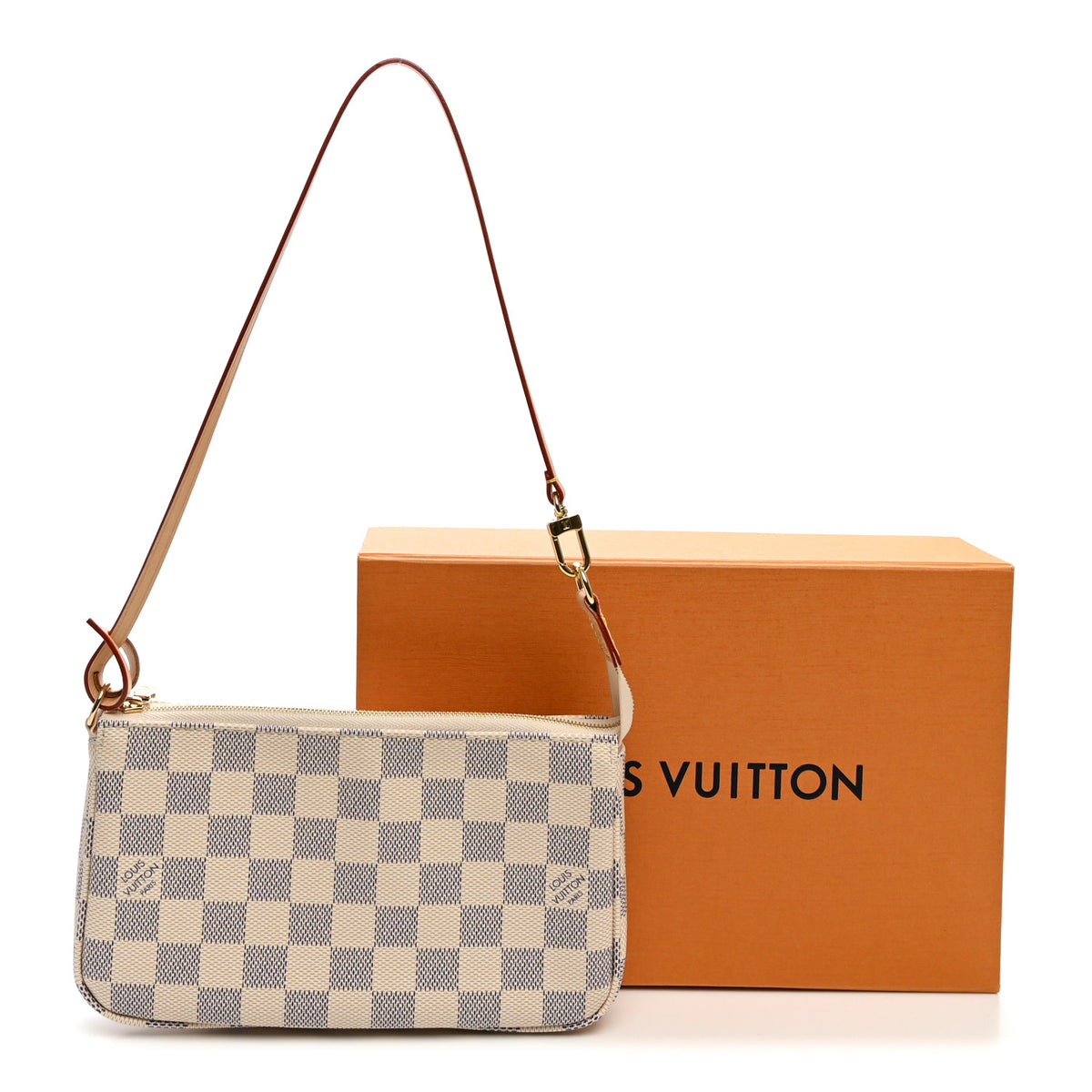 Louis Vuitton Damier Azur Pochette Accessories NM 10 of 10