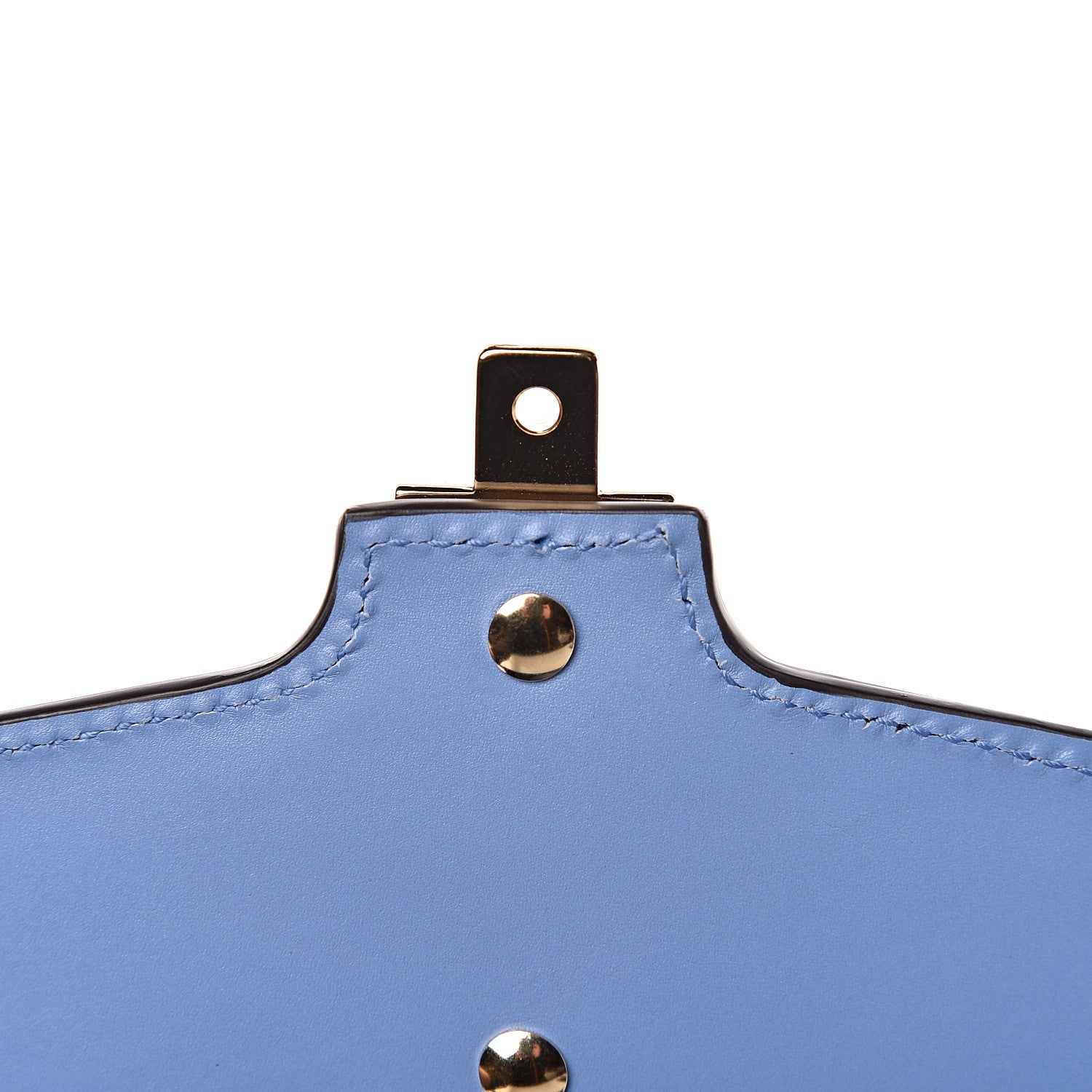 Gucci Calfskin Embroidered Medium Sylvie Top Handle Bag Clear Sky Blue 8 of 13
