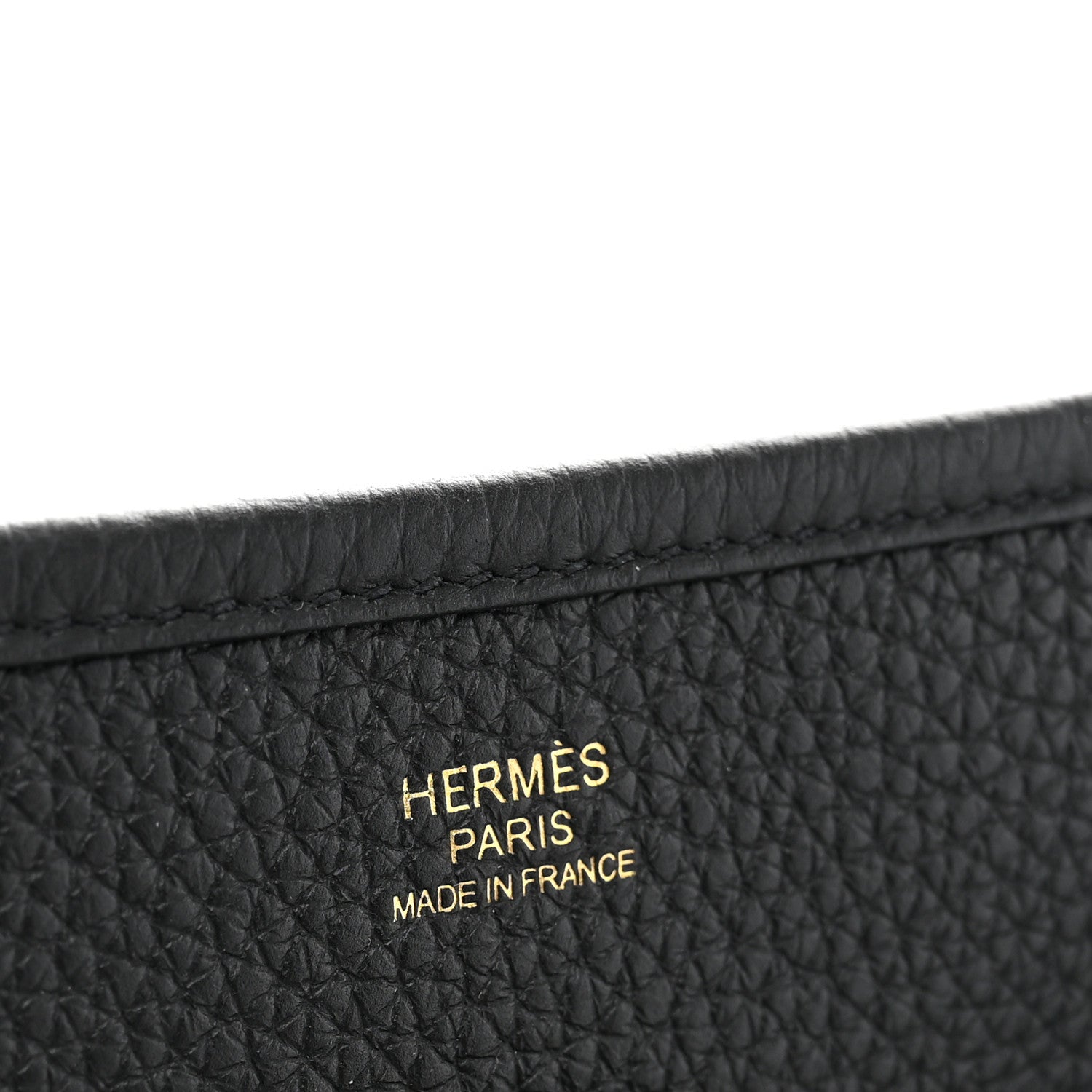Hermes Taurillon Clemence Evelyne III GM Black 6 of 10