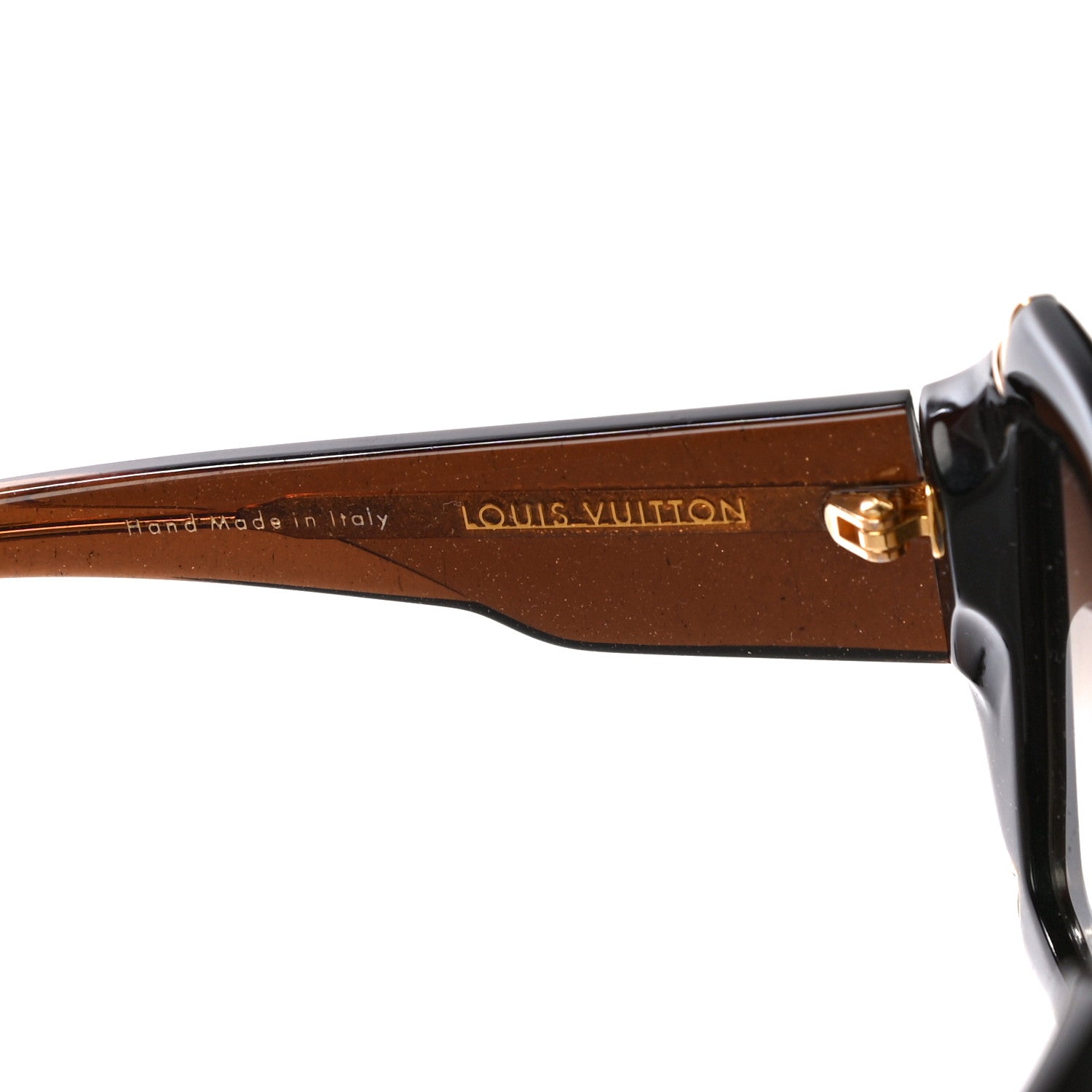 Louis Vuitton Hortensia Cat Eye Sunglasses Z0366W Brown Glitter 5 of 7