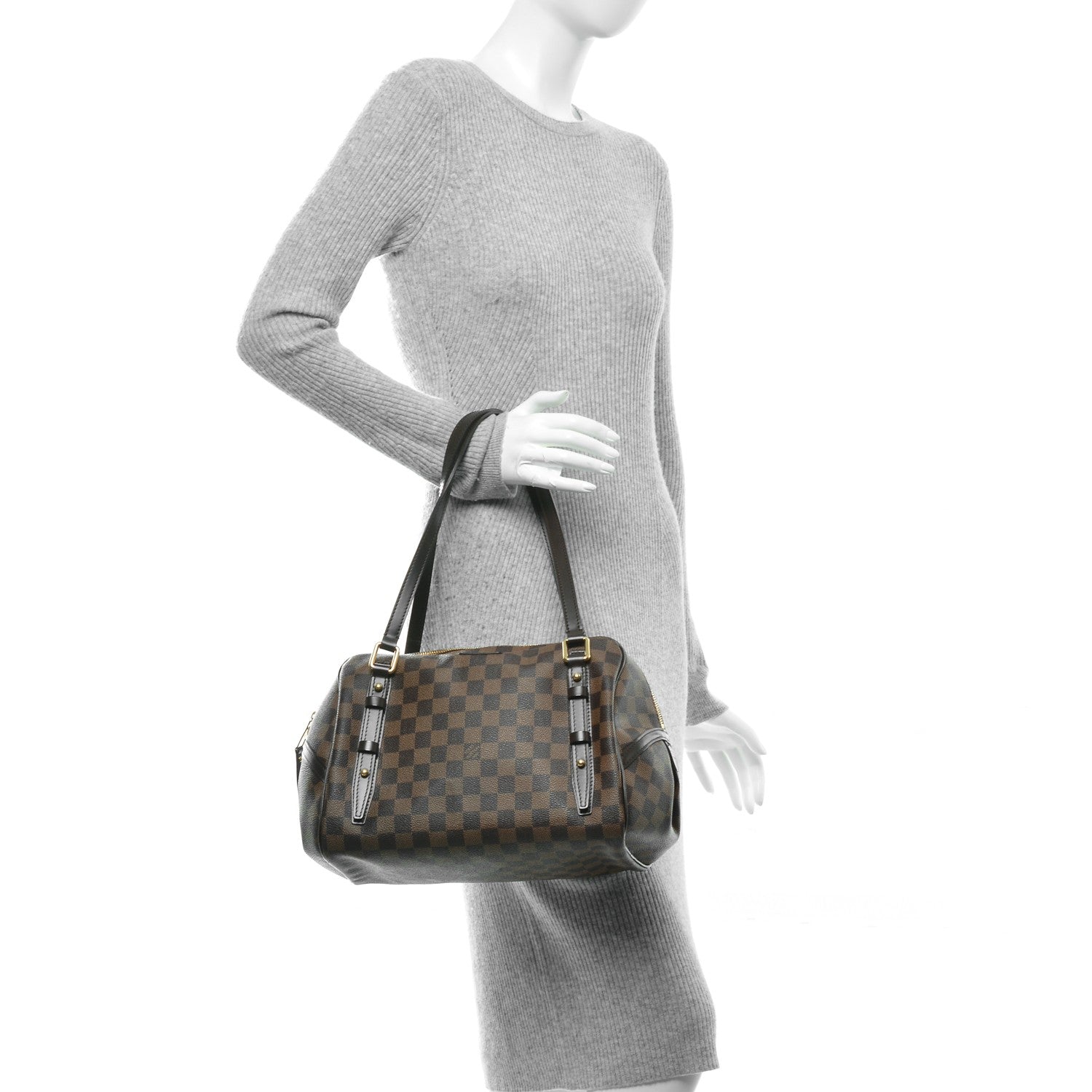Louis Vuitton Damier Ebene Rivington GM 2 of 7