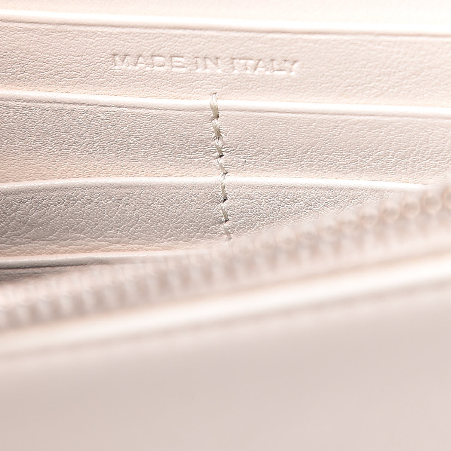 Saint Laurent Calfskin Bead Embellished Kate Monogram Tassel Chain Wallet White 11 of 17