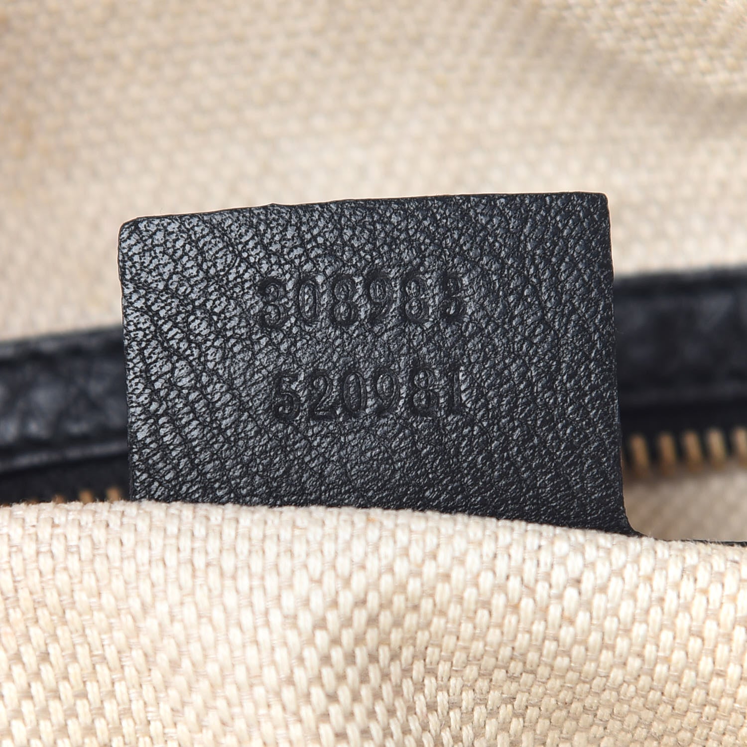 Gucci Pebbled Calfskin Small Soho Bowler Black 7 of 11