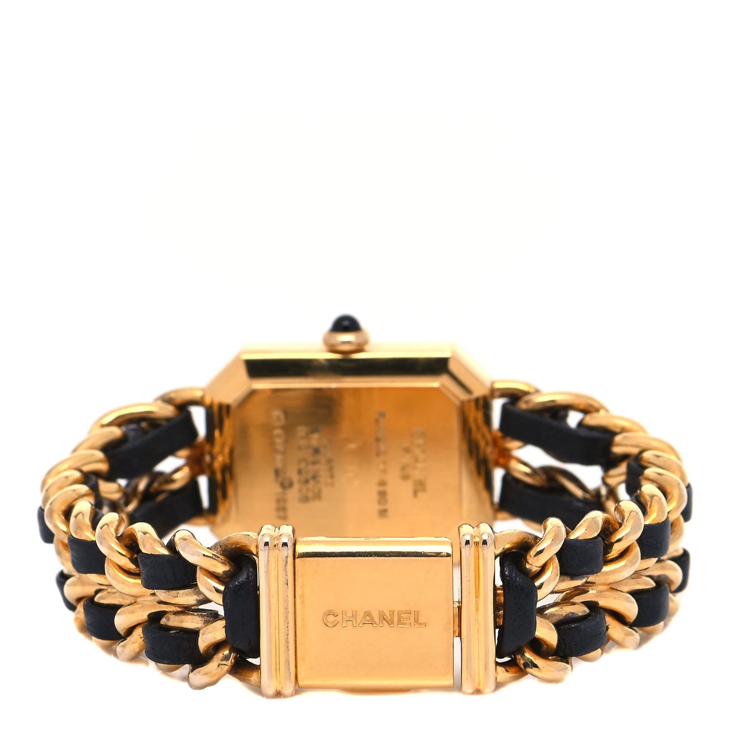 Stainless Steel Lambskin 20mm Chain Premiere Quartz Watch Gold M